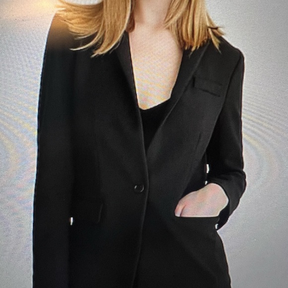 Black J. Crew Regent blazer in four-season stretch sz.22 new with tags - Picture 6 of 6